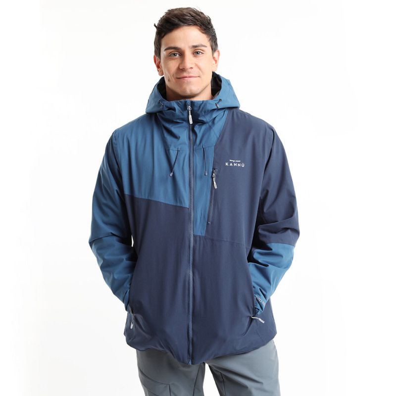 KANNU - Parka 3 En 1 Baker Hombre Azul KANNU