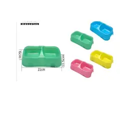 GENERICO - Bowl Para Perro Comida Color Verde 21cm