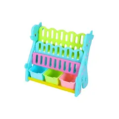KIDSCOOL - ORGANIZADOR INFANTIL 3 CAJAS PARA LIBROS SUNNY CELESTE
