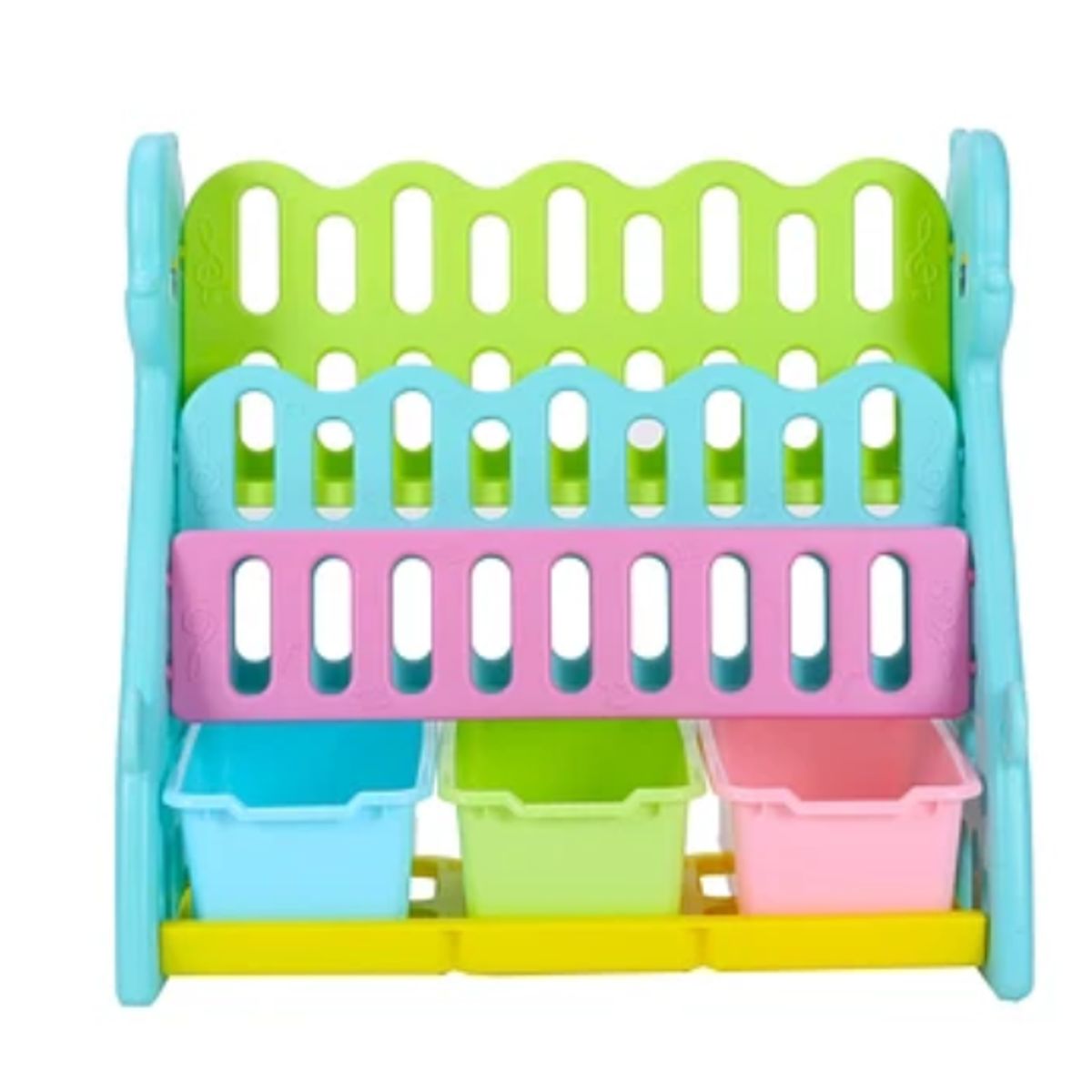 KIDSCOOL - ORGANIZADOR INFANTIL 3 CAJAS PARA LIBROS SUNNY CELESTE.