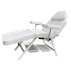 DETODOYMAS - Sillón Camilla Reclinable Tatuajes D5 - Blanco