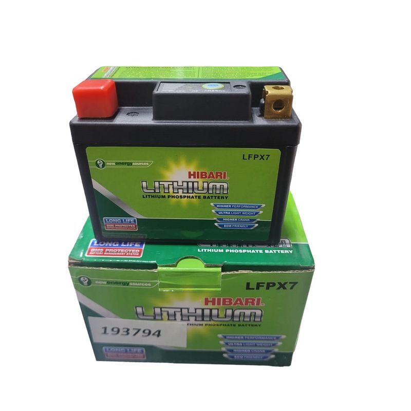 GENERICO - Batería Litio Moto ytx7a o 12n7-4b o 12n7-4a o ytx7l