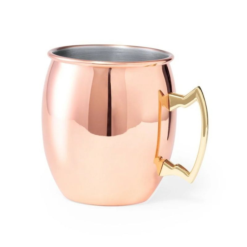 IMPORTCLICK - MUG Cocteles Vaso Moscow Mule Acero Inoxidable Keynes 500 ML Cobre - Cobre