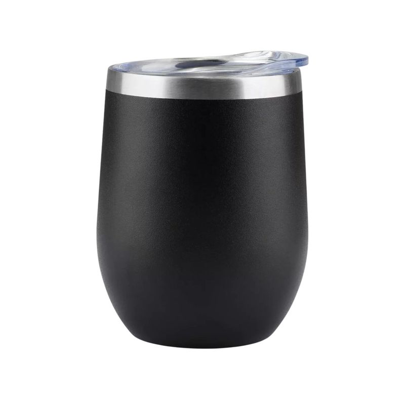 IMPORTCLICK - Vaso MUG Térmico Acero Inoxidable 360 ML Negro IMPORTCLICK