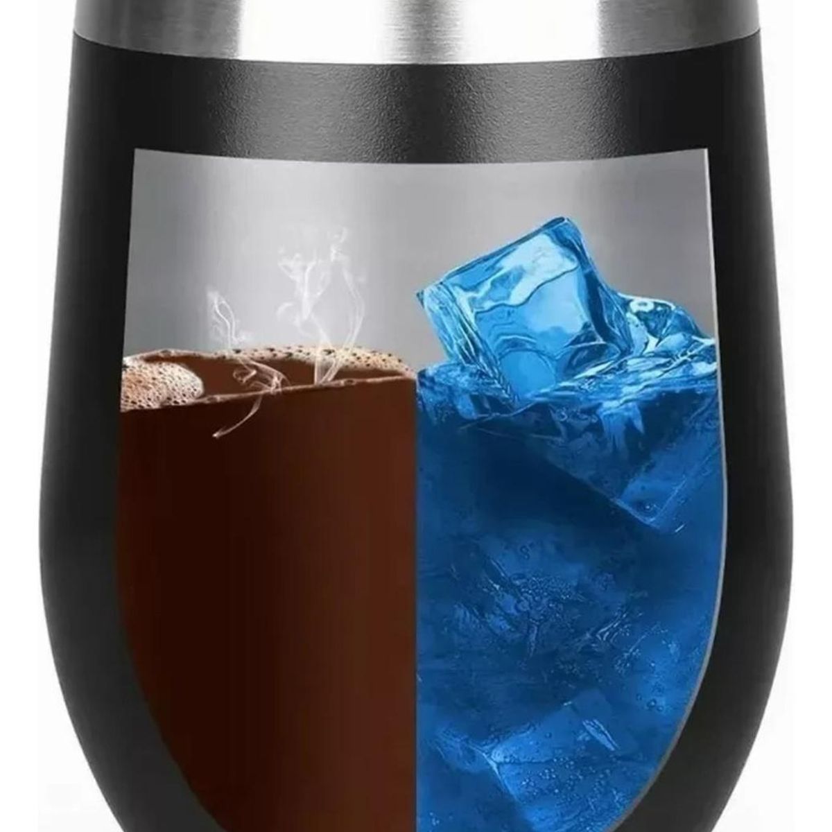 IMPORTCLICK - Vaso MUG Térmico Acero Inoxidable 360 ML Negro IMPORTCLICK