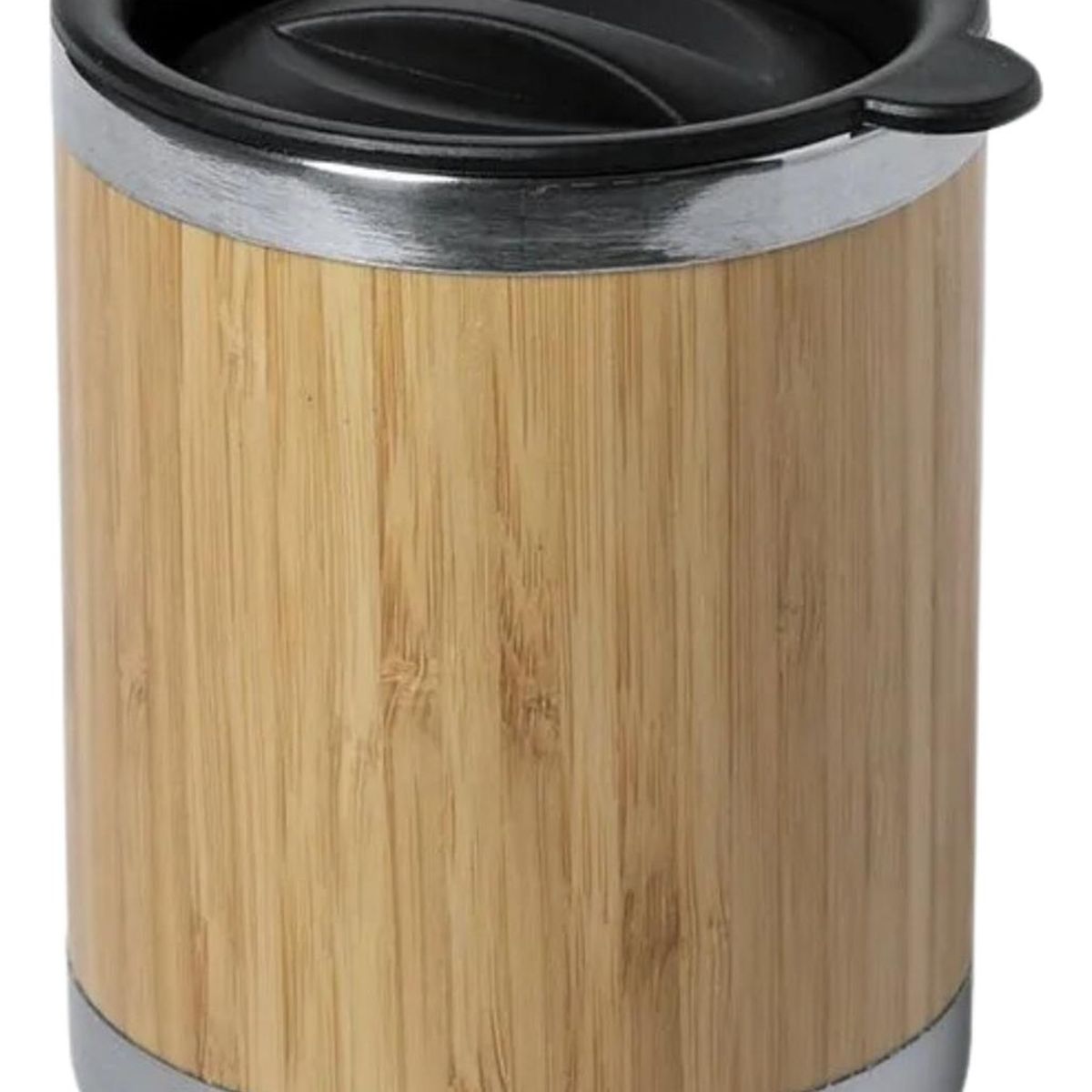 IMPORTCLICK - Vaso MUG Tapa Acero Bambú Lubon 300 ML IMPORTCLICK
