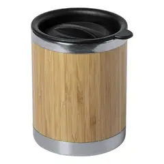 IMPORTCLICK - Vaso MUG Tapa Acero Bambú Lubon 300 ML