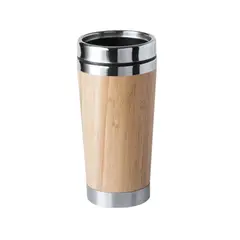 IMPORTCLICK - Vaso MUG Tapa Acero Bambú Ariston 500 ML