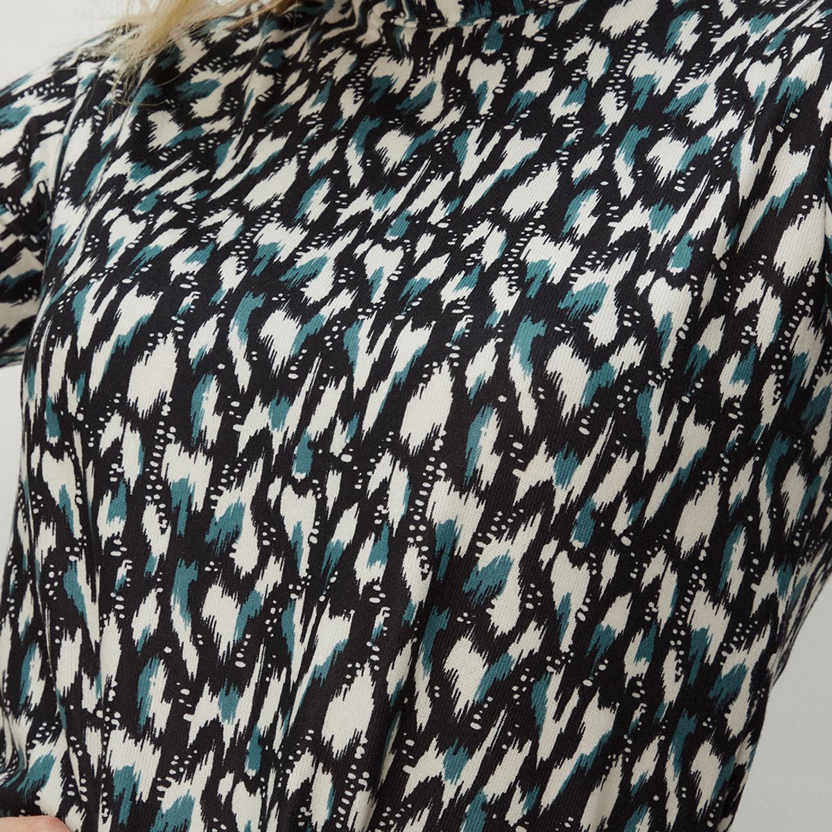 MA GRIFFE - Polera Manga Larga Negro Mujer Magriffe