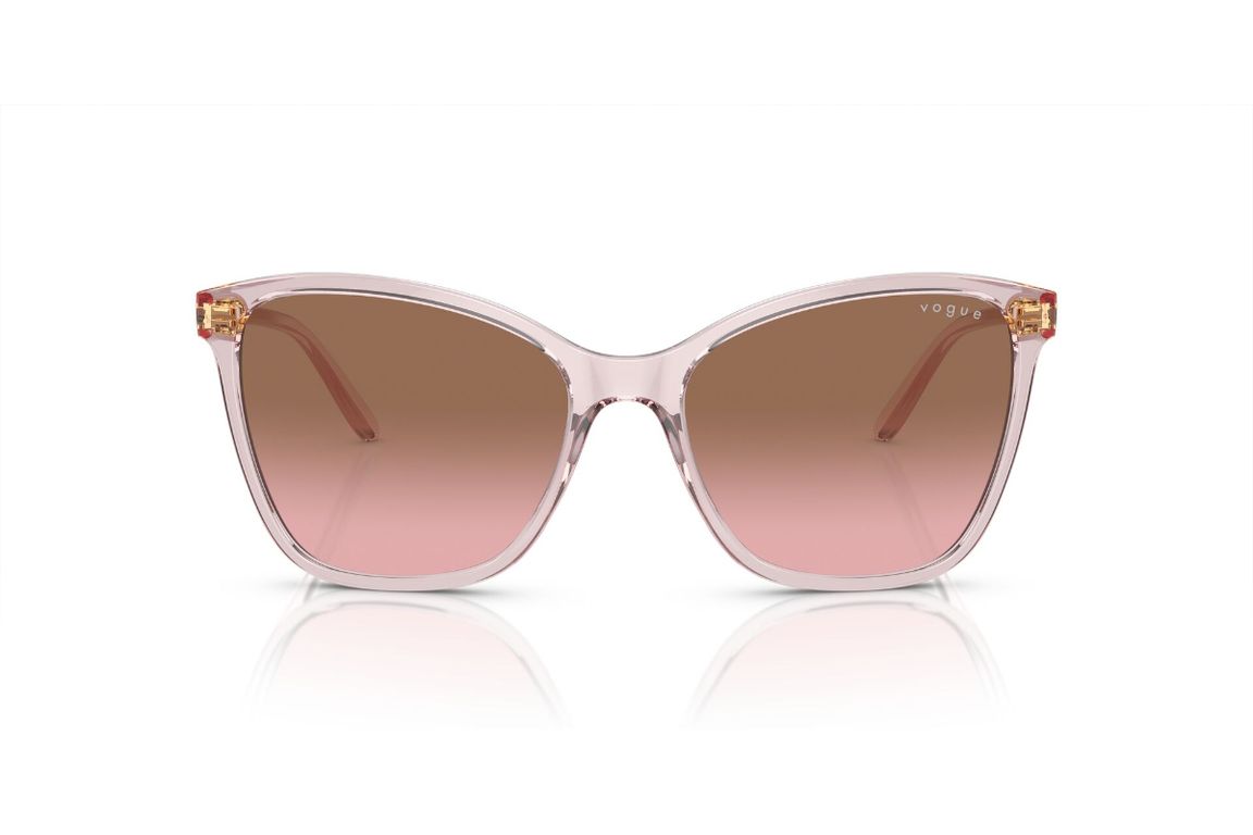 Lentes de Sol Rosado Transparente Degradado Eyewear Rosa M