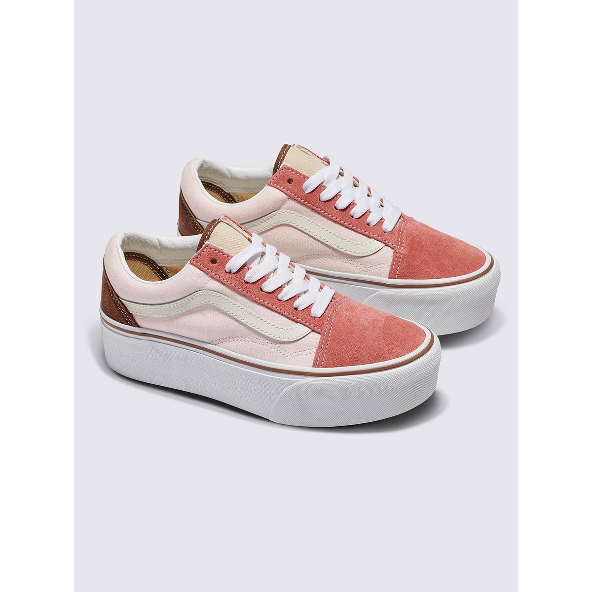 VANS - Zapatilla Urbana Mujer Old Skool Stackform Café VANS
