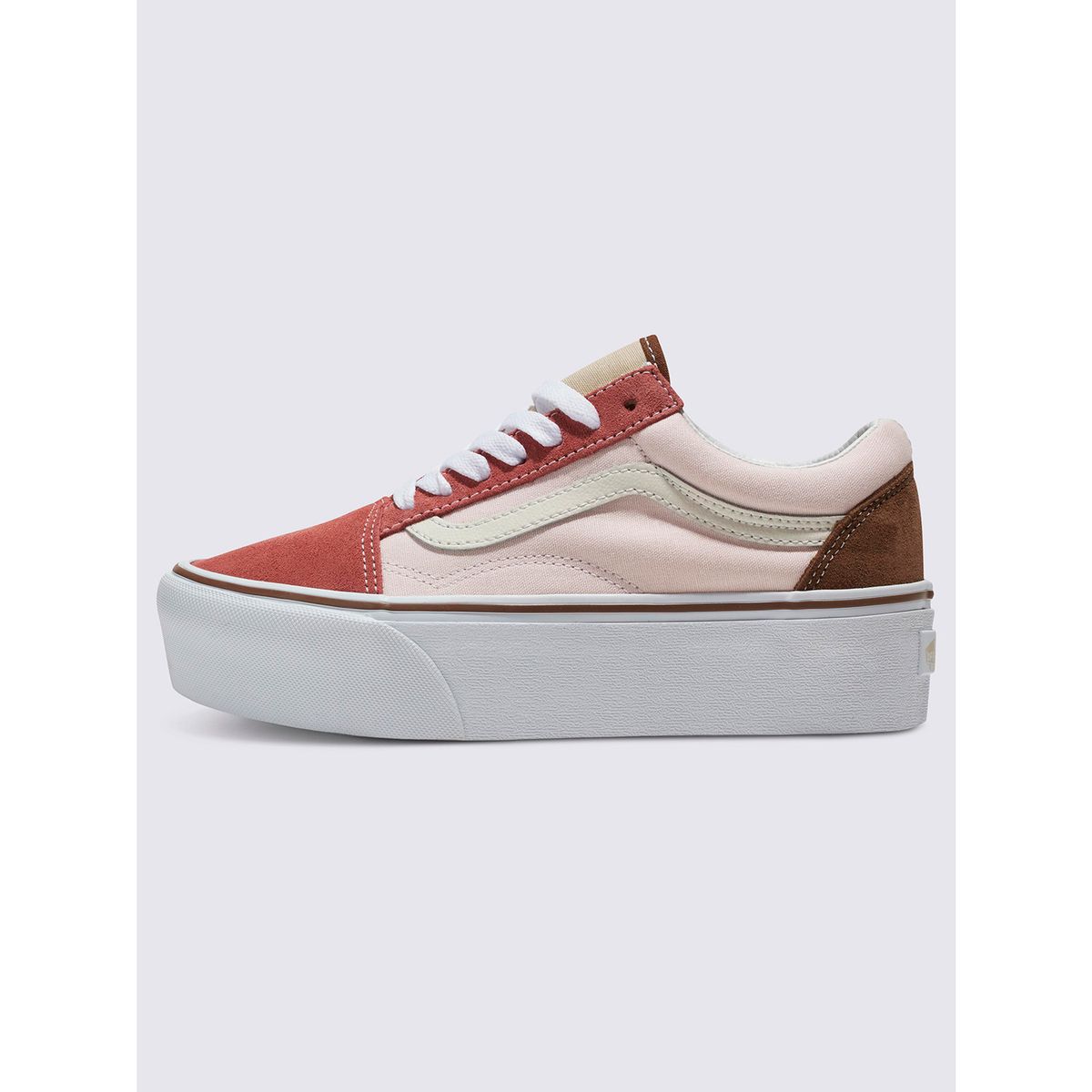 VANS - Zapatilla Urbana Mujer Old Skool Stackform Café VANS