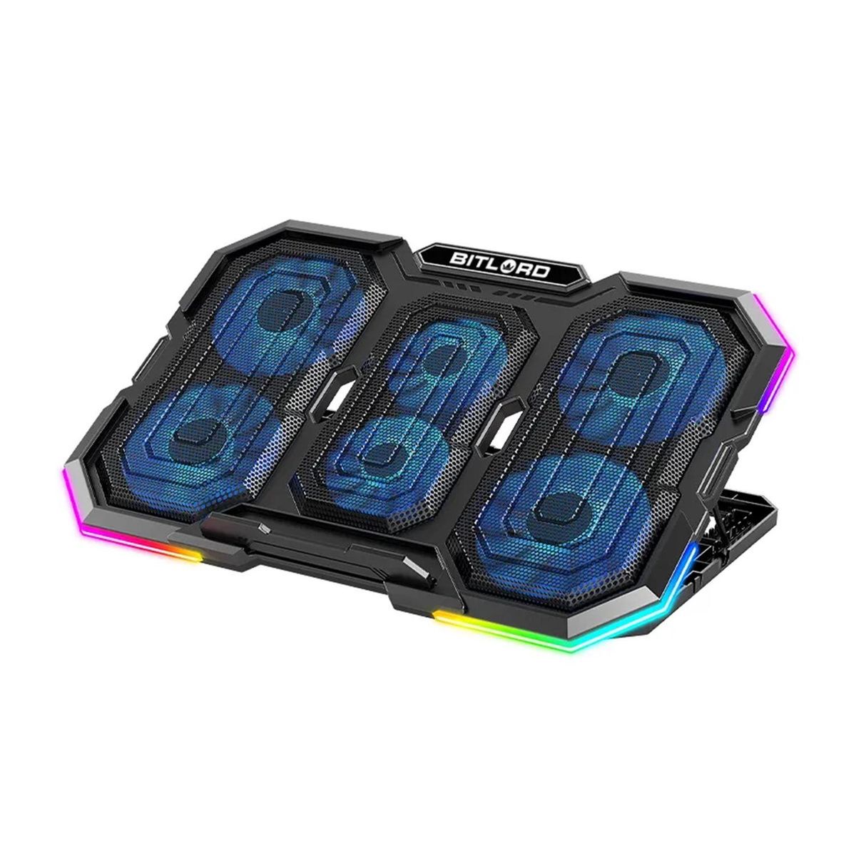 LINKON - Base Cooler 6 Ventiladores Enfriador Notebook Rgb Bitlord