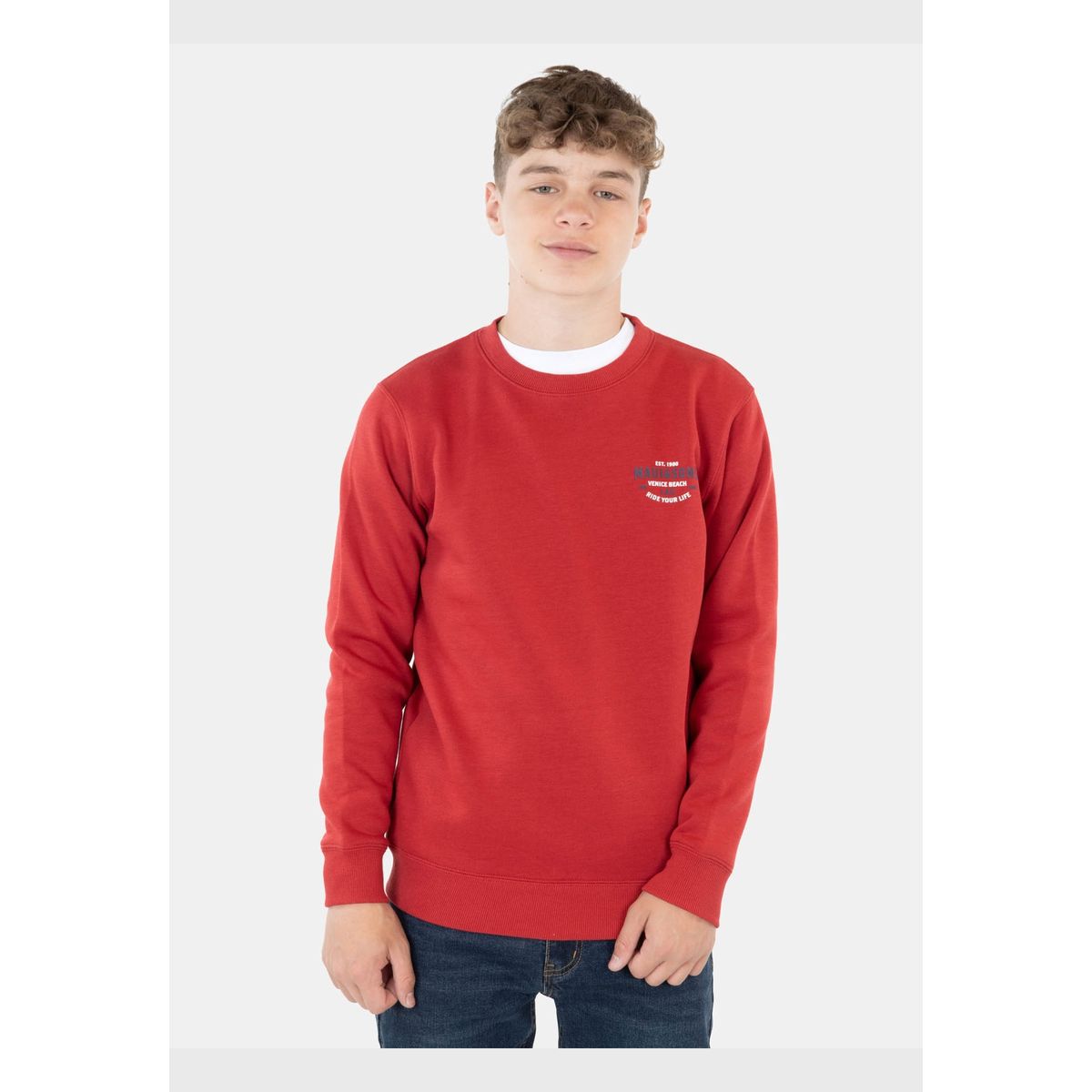 MAUI AND SONS - Poleron Venice Beach Lax Cr Rojo Infantil Maui And Sons