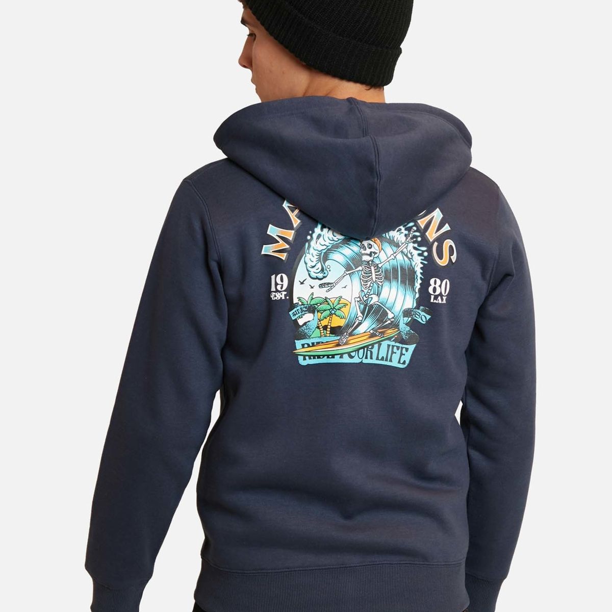 MAUI AND SONS - Poleron Pull Over Maui Surfer Azul Marino Infantil Maui And Sons