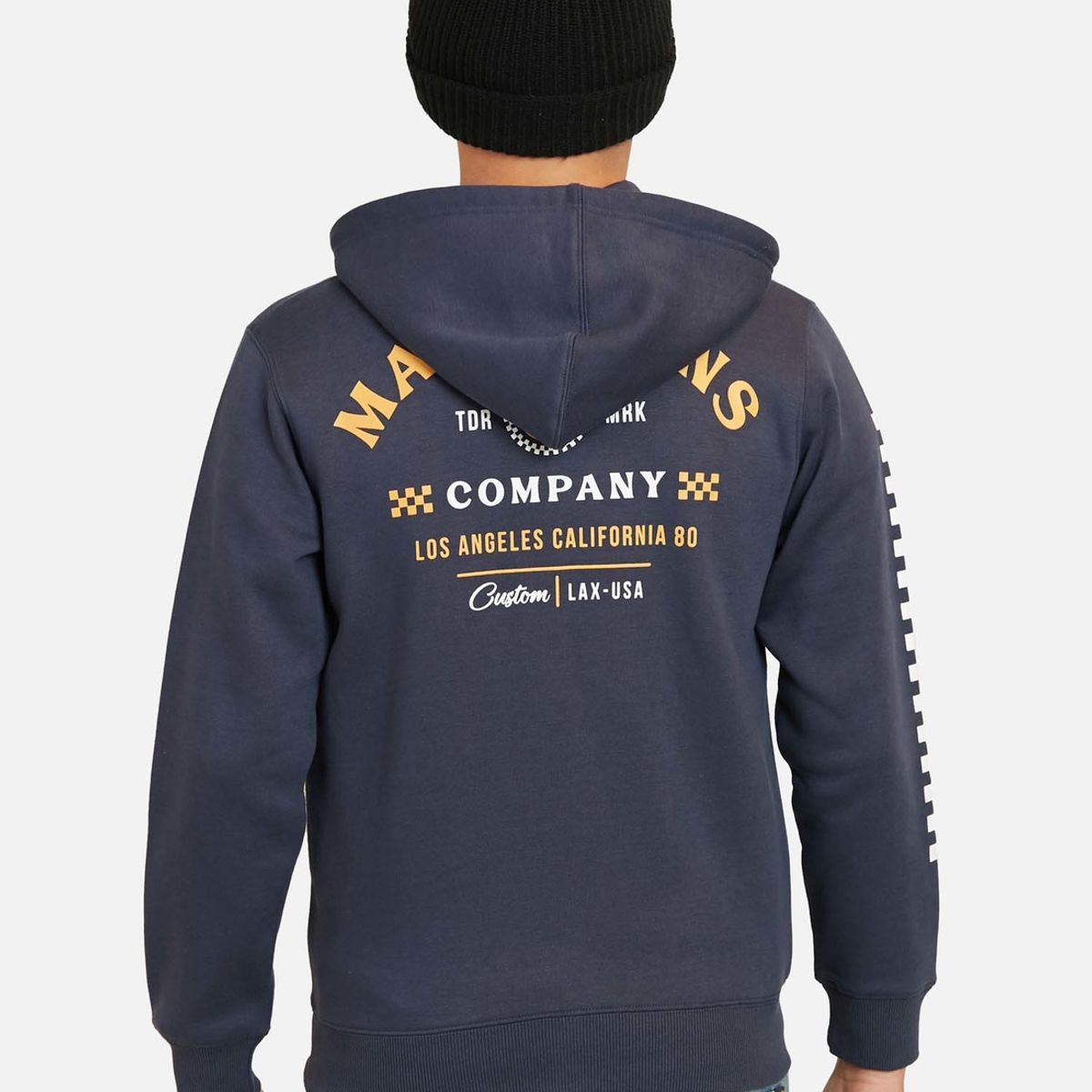 MAUI AND SONS - Poleron Pull Over Maui Company Azul Marino Infantil Maui And Sons