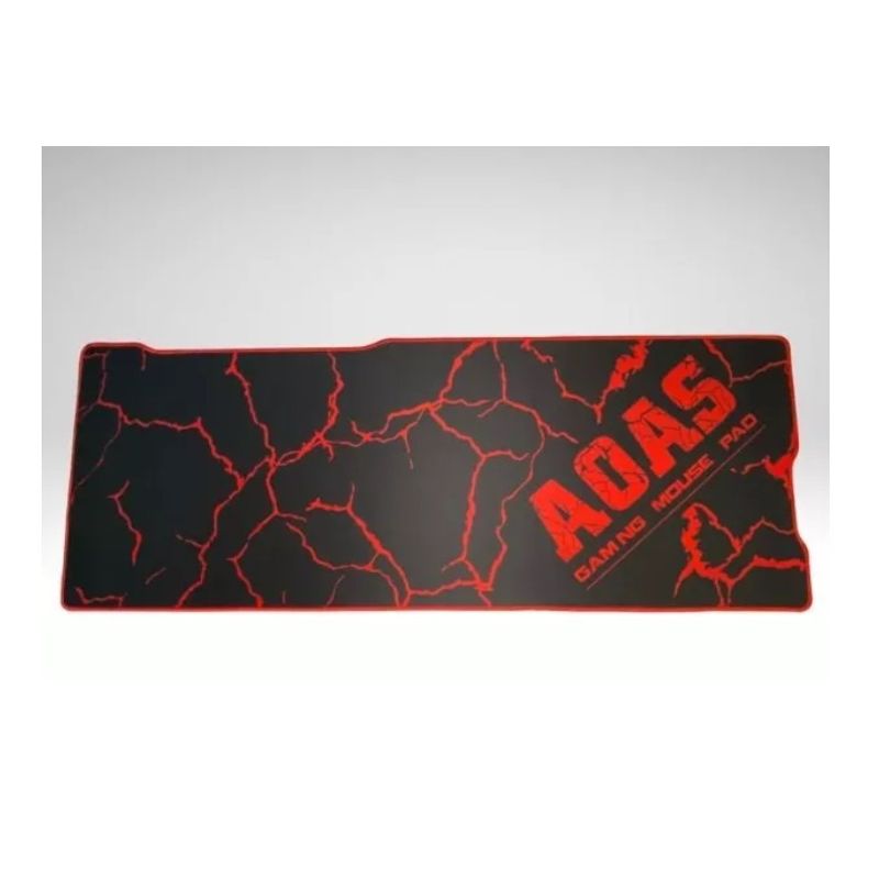 GENERICO - Mouse Pad Gamer Xl Aoas Alfombrilla Diseño 80x30 ROJO