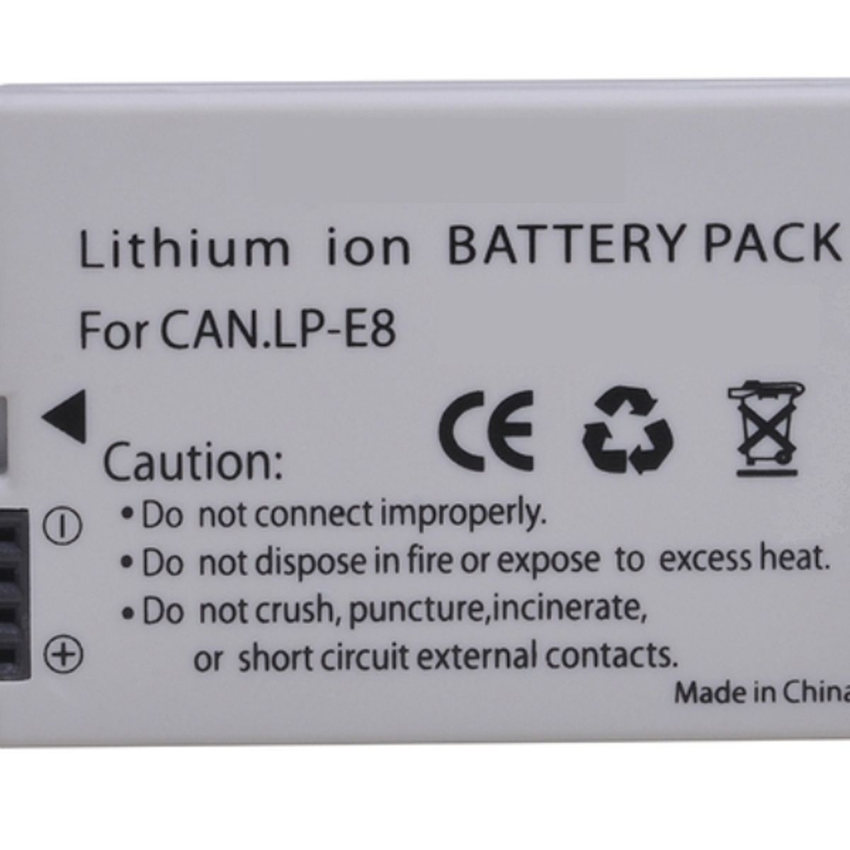 GENERICO - BATERÍA LP-E8 CANON ALTERNATIVA