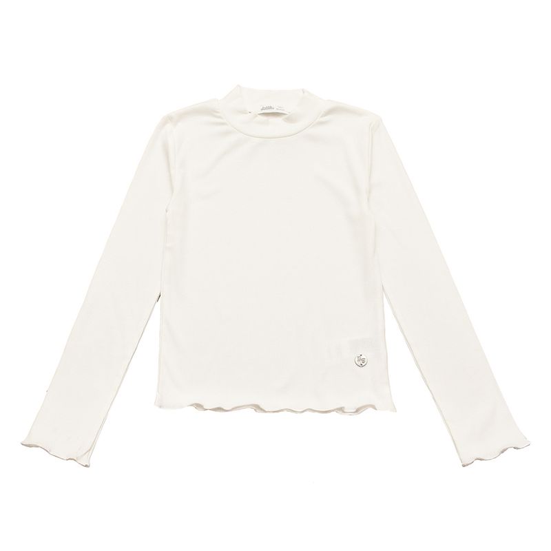 BUBBLE GUMMERS - Polera Manga Larga Niña Bubblegummers Lucia Crema Teens
