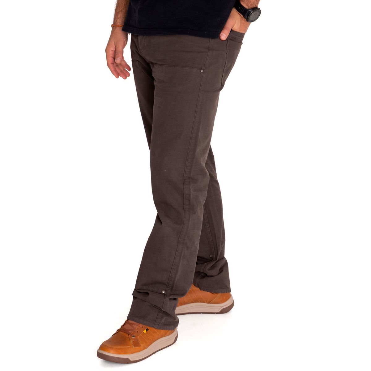 CAT - Pantalón Hombre Heritage Uniform Double Front Marrón CAT