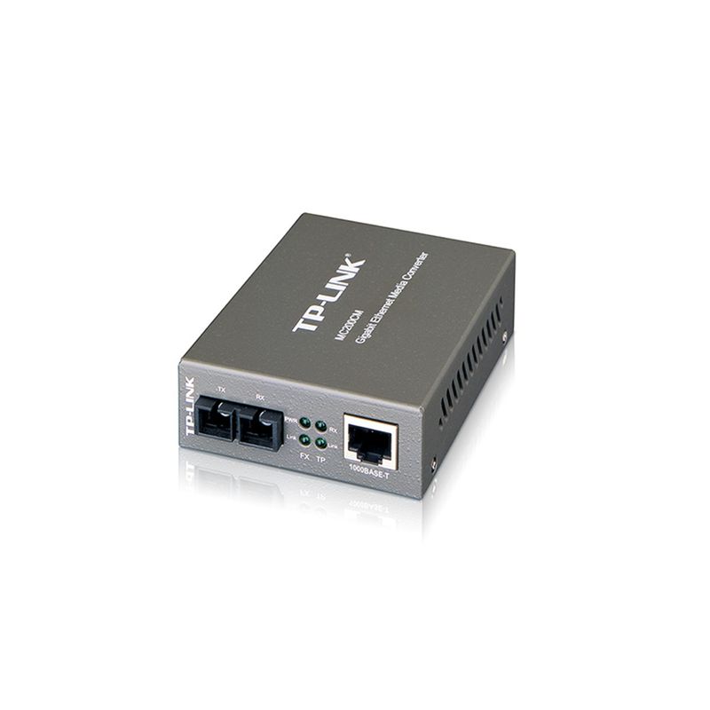 TP LINK - Convertidor Fibra MMODO Ethernet Gigabit TP-Link MC200CMUN TP LINK