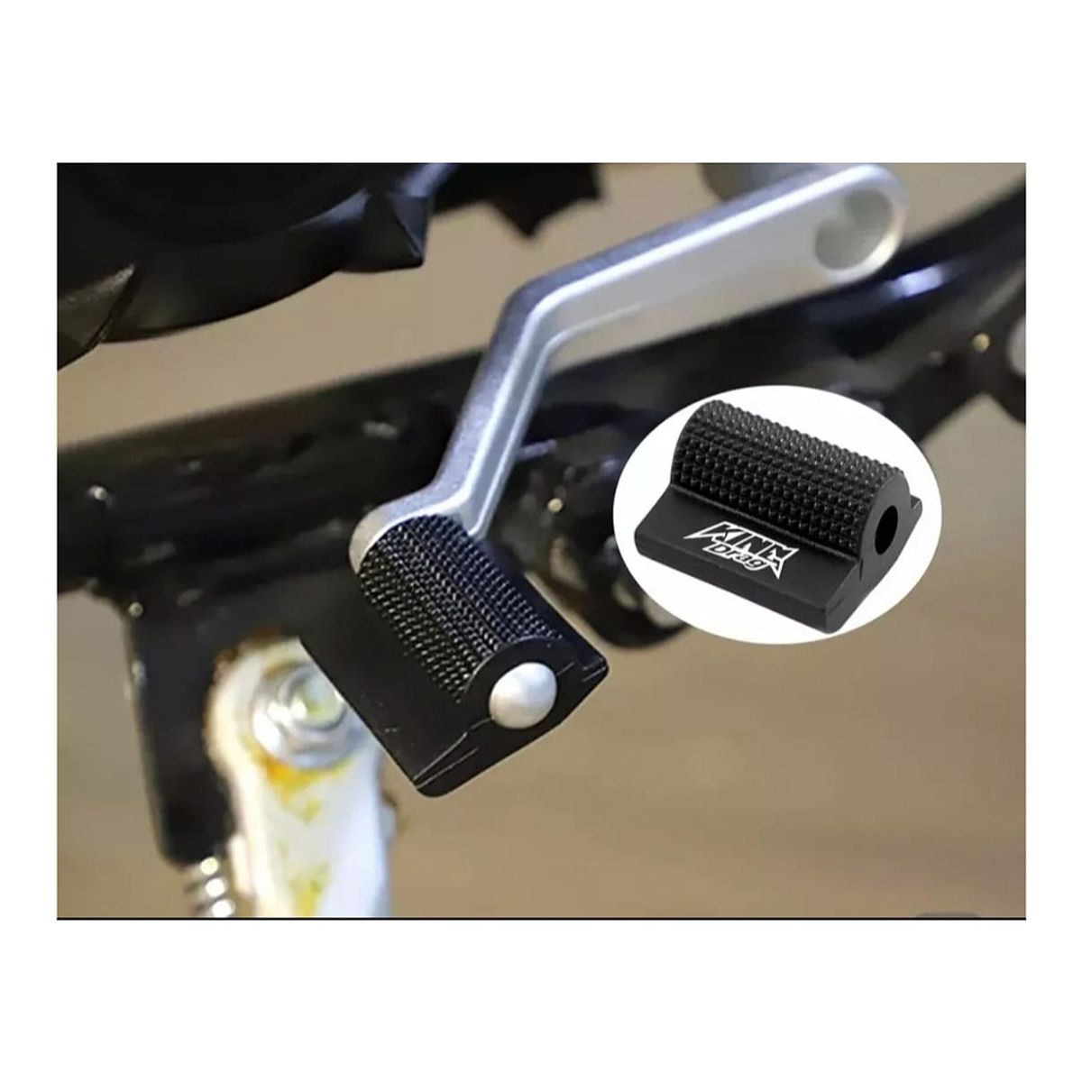 GENERICO - Protector cubre calzado para motos negro