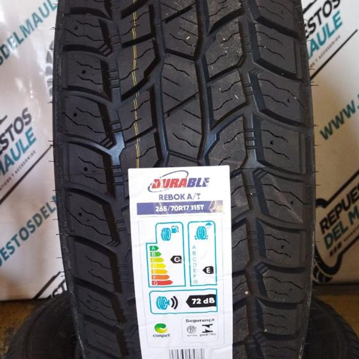 DURABLE - NEUMATICO 26570 R17 DURABLE REBOK AT 115T DURABLE