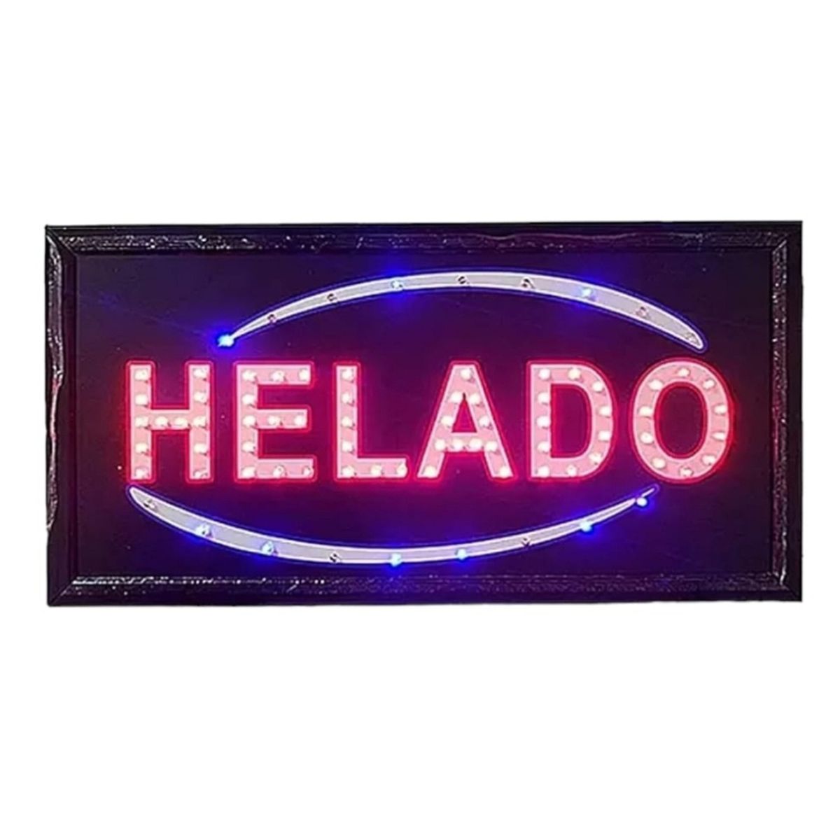 GENERICO - Letreros LED luminosos  Helado 25x48cm