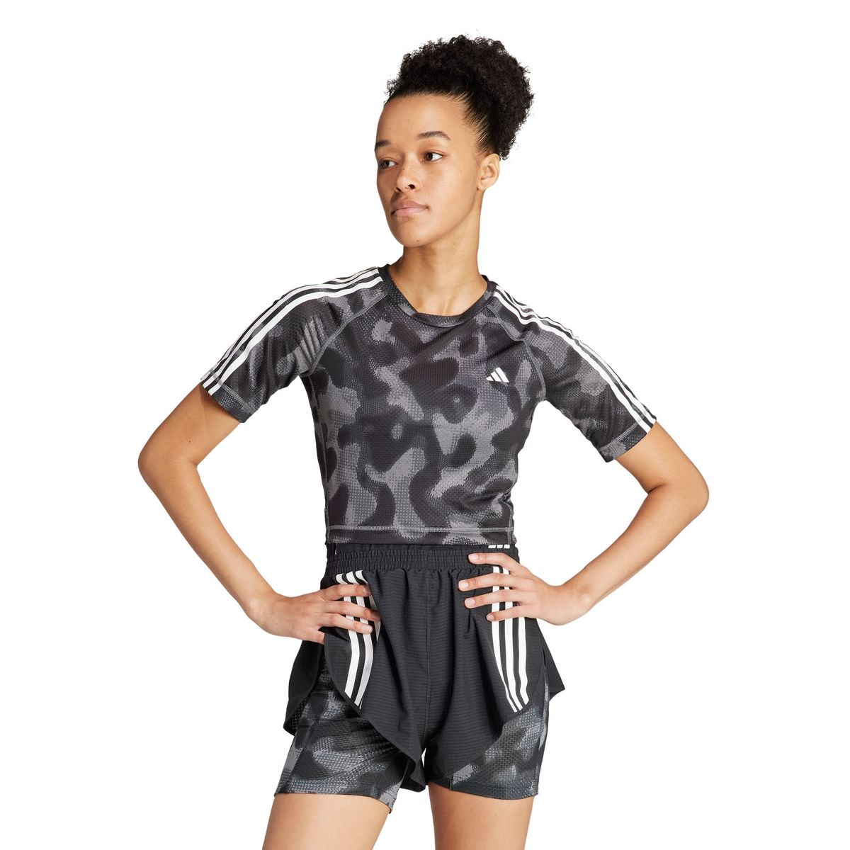 ADIDAS - Polera Own the Run 3 Tiras Estampada