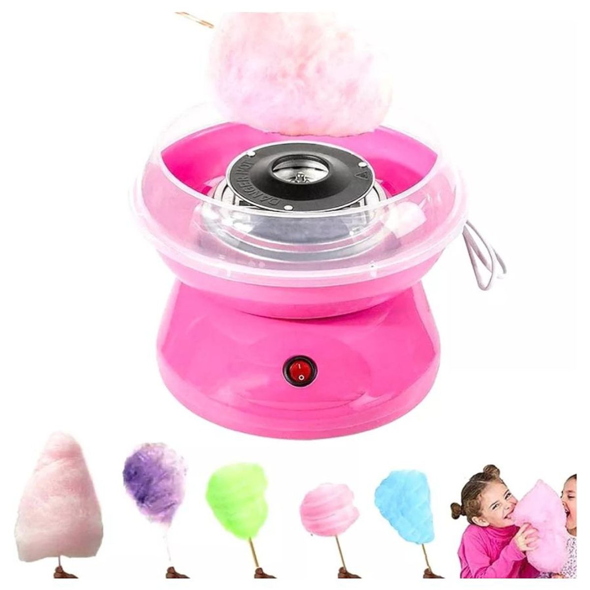 GENERICO - Mini Maquina De Algodon De Azucar Fiesta Portátil