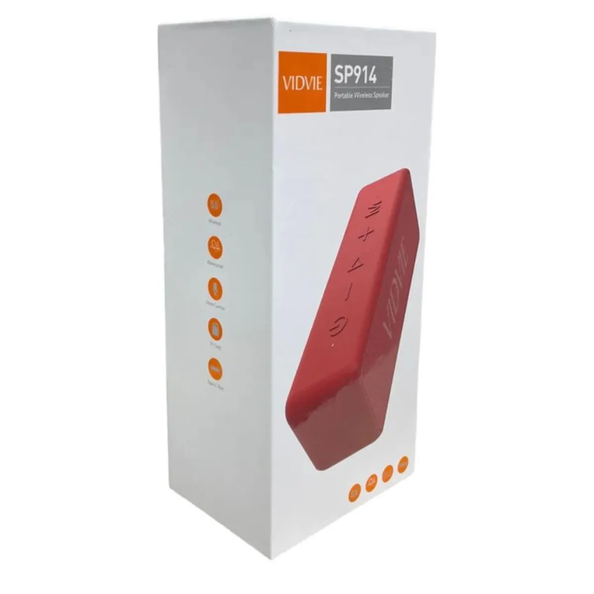 GENERICO - Parlante Portátil SP914 Vidvie Rojo