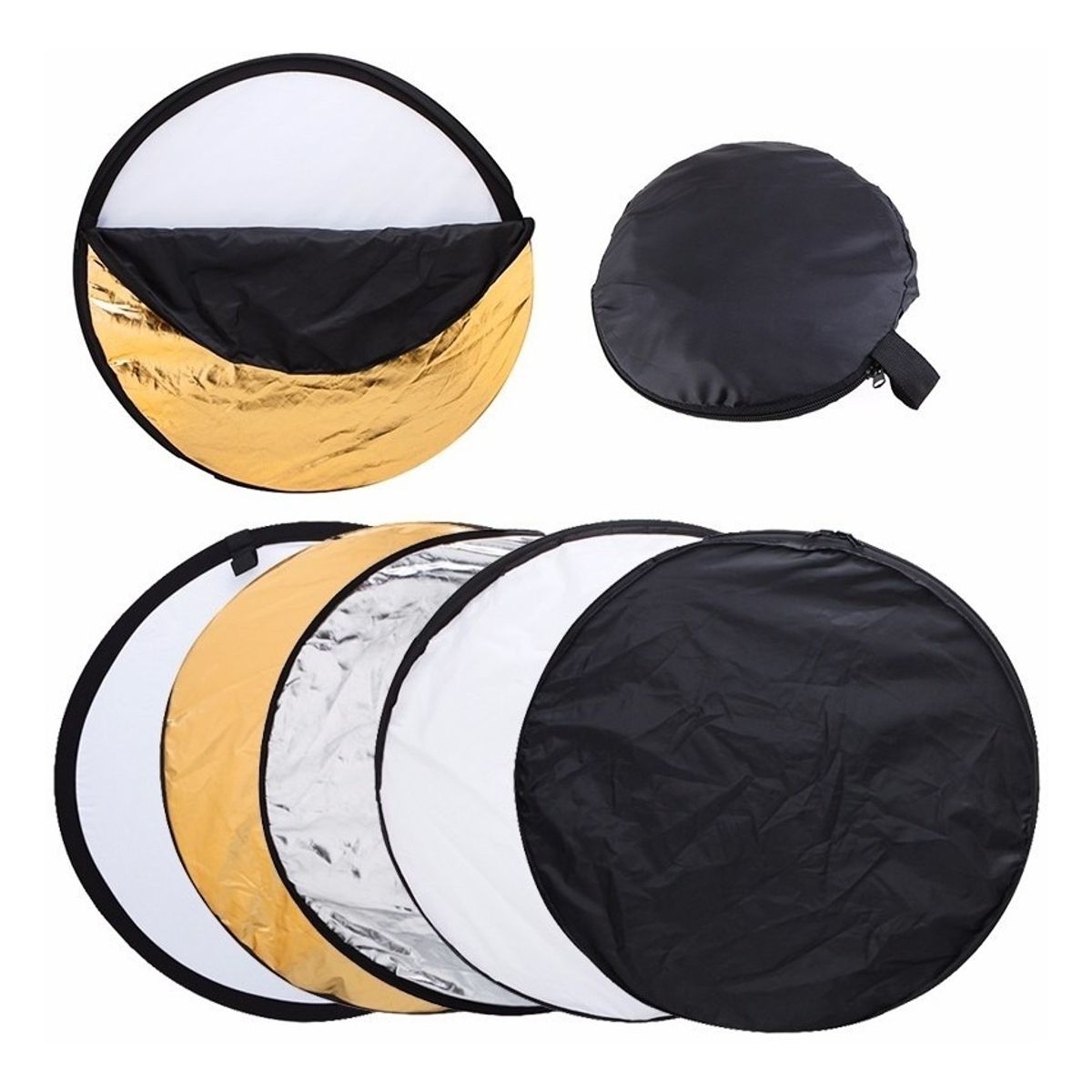 GENERICO - PANTALLA REFLECTORA 5 EN 1 80CM + BOLSO