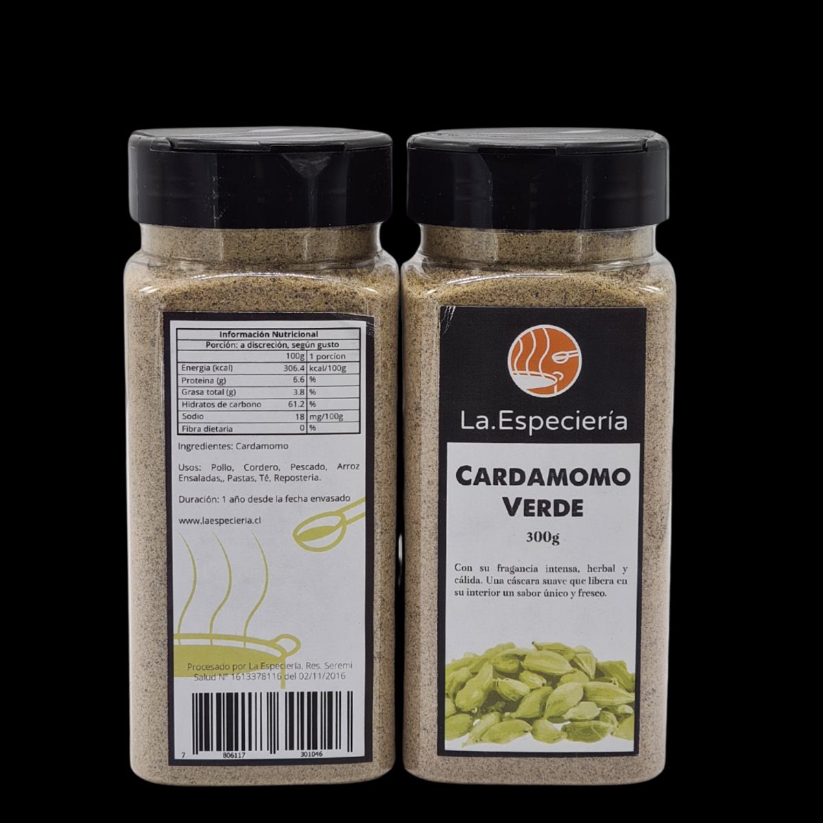 GENERICO - Cardamomo Verde Molido 300g La Especieria