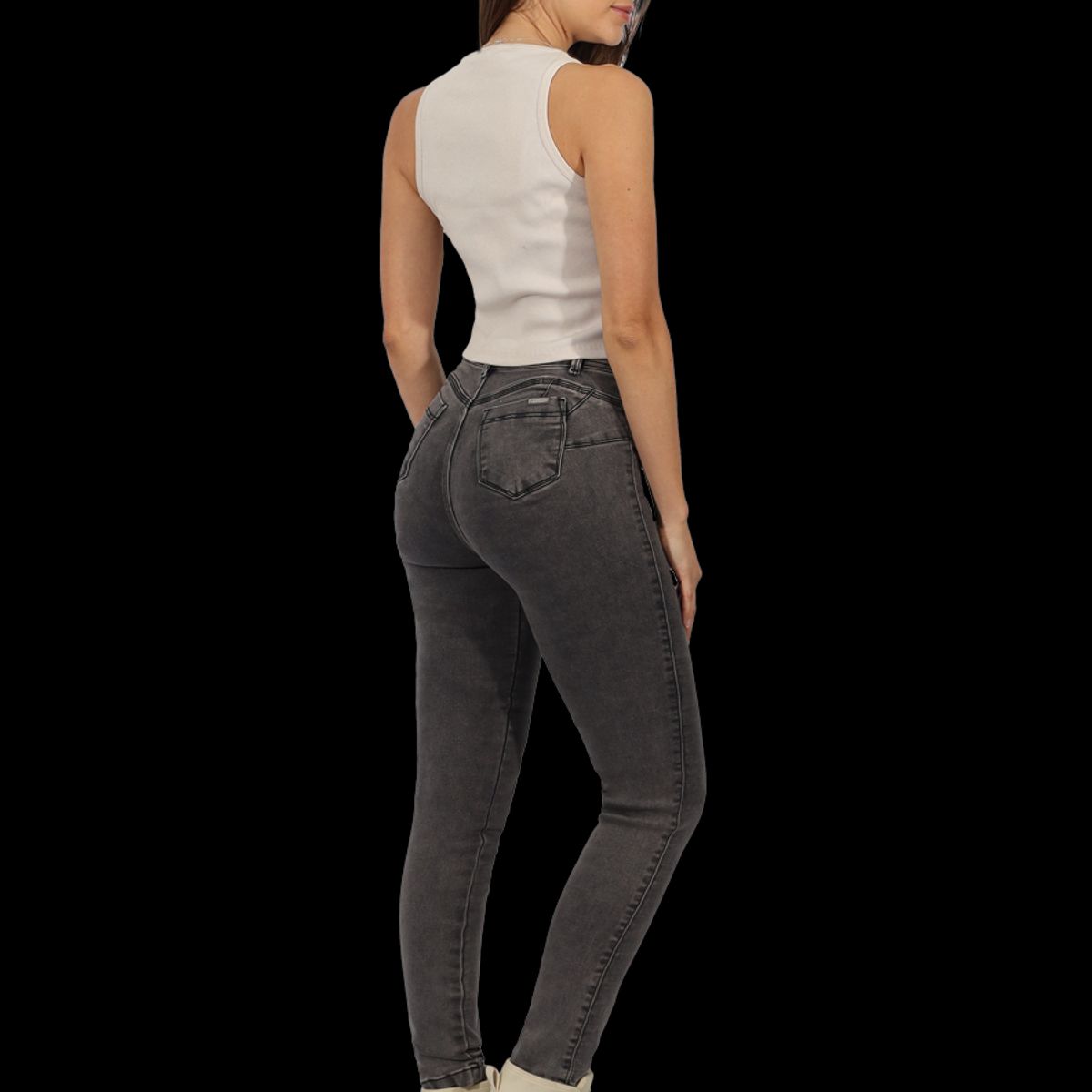 DIVINO JEANS - Jeans Sena IV Gris Divino Jeans