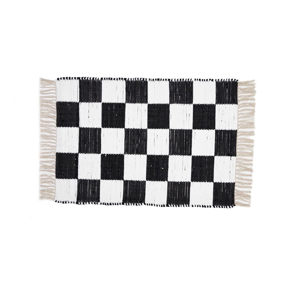 NECTAR - Bajada de cama Jakarta de yute y algodón 60 x 90 cm