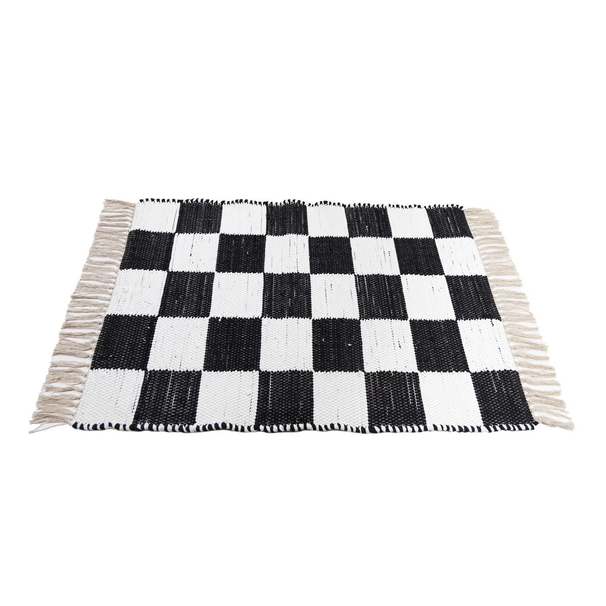 NECTAR - Bajada de cama Jakarta de yute y algodón 60 x 90 cm