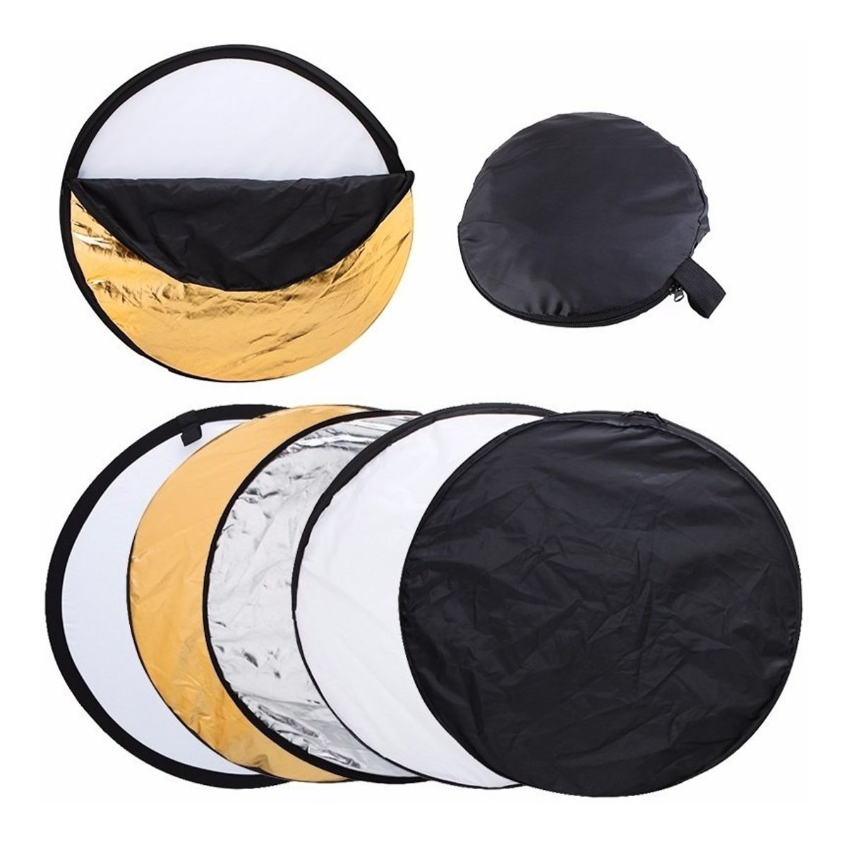 GENERICO - PANTALLA REFLECTORA 5 EN 1 110CM + BOLSO
