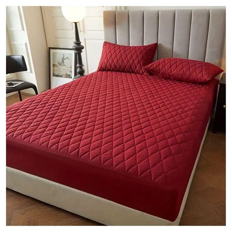 UNIVERSAL - Cubre colchón impermeable  1.5 plazas Burdeo