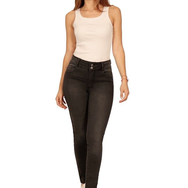 DIVINO JEANS - Jeans Wendy III Negro Divino Jeans - Negro