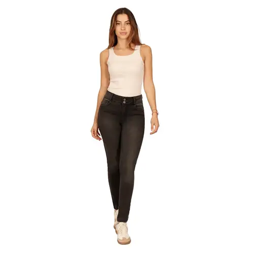 DIVINO JEANS - Jeans Wendy III Negro - Negro