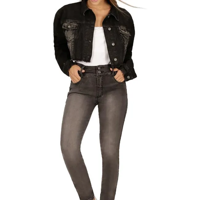 DIVINO JEANS - Jeans Wendy IV Gris Divino Jeans - Gris