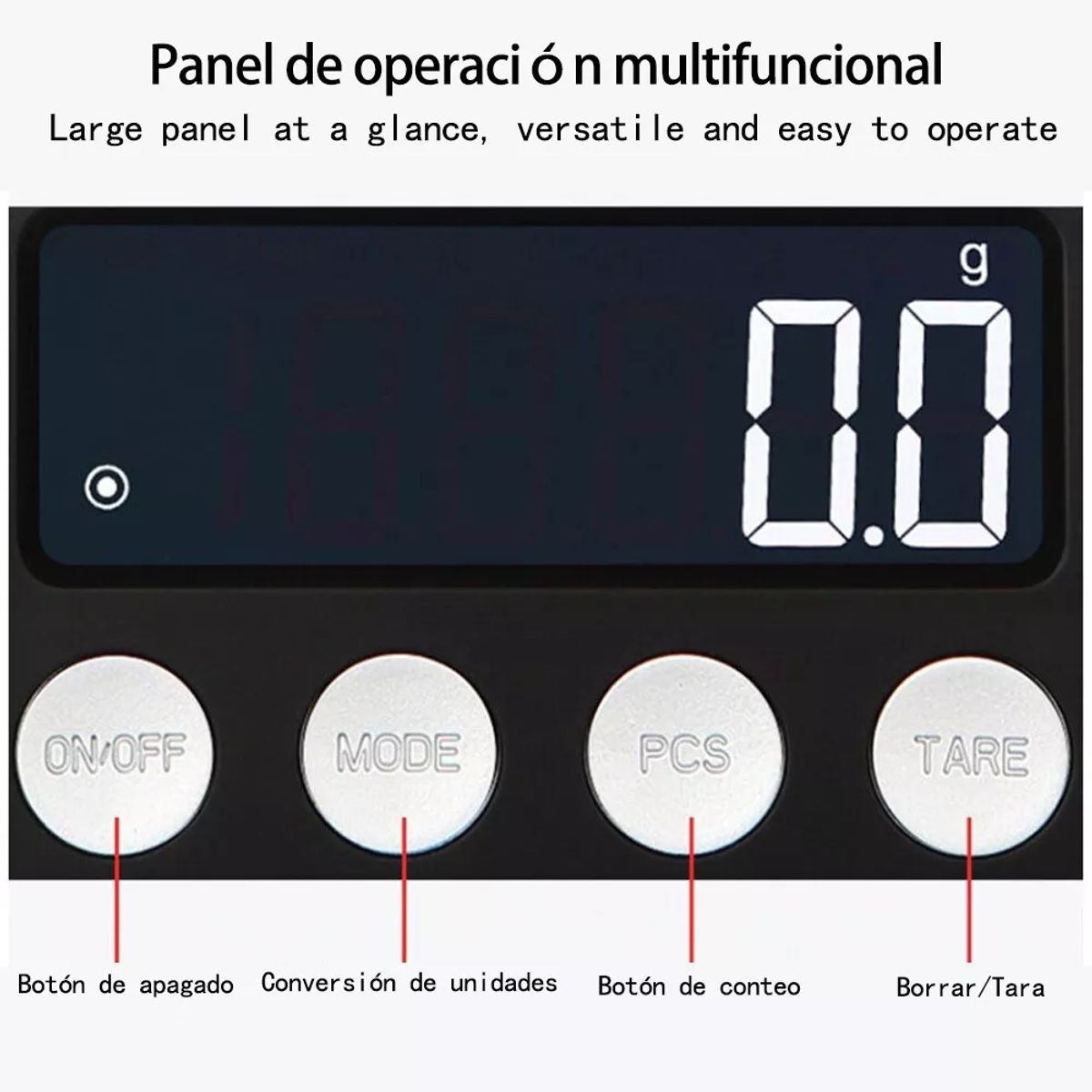 GENERICO - Pesa Digital Balanzas Digitales Joyeria Y Cocina 500g