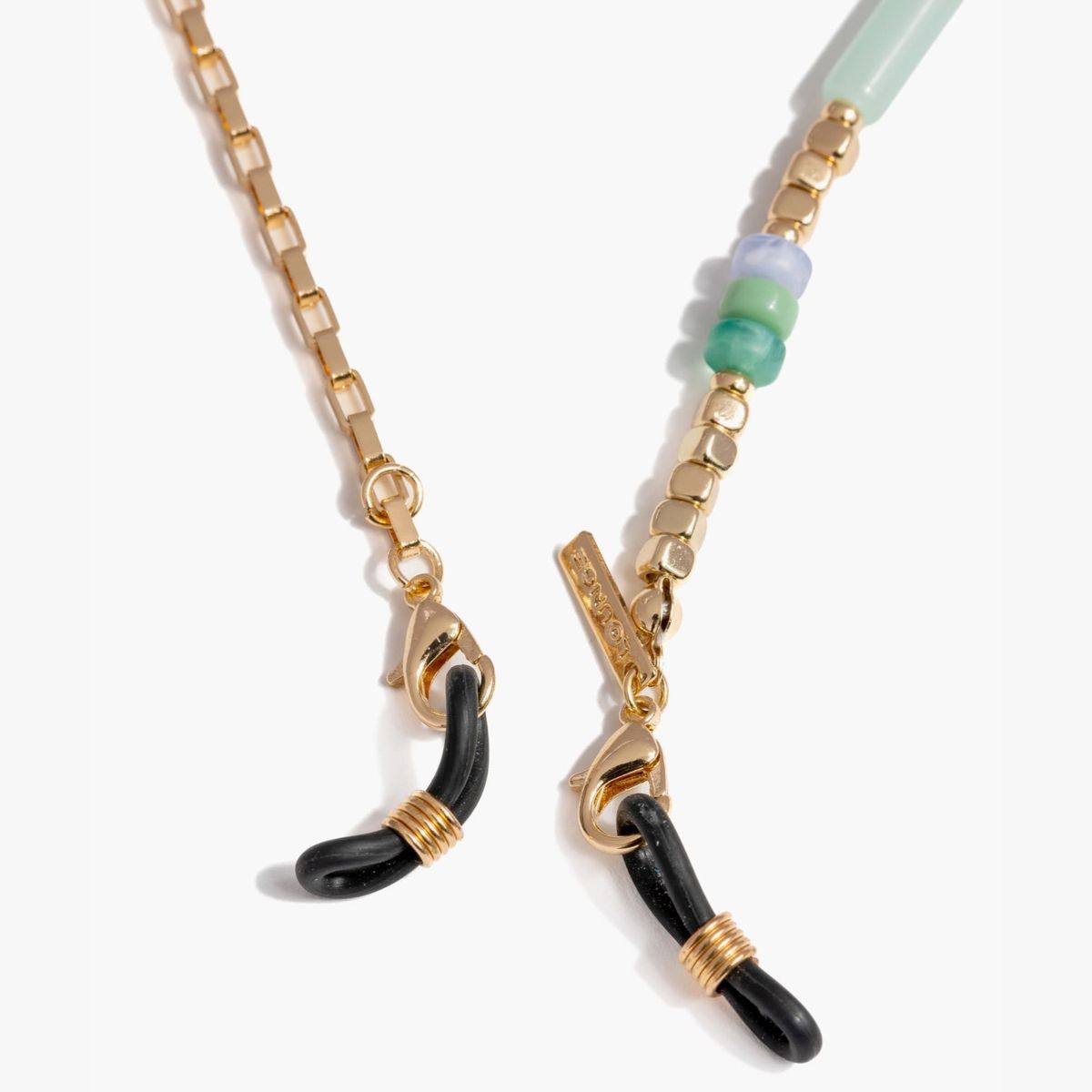 LOUNGE - Strap Sujetador Lentes Mujer Cadena Con Mostacillas Dorado