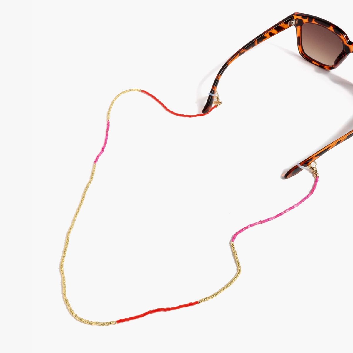 LOUNGE - Strap Sujetador Lentes Mujer Mostacillas Dorado