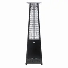 KLYMA - Estufa a Gas Exterior Terraza TRINX Negra