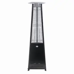 KLYMA - Estufa a Gas Exterior Terraza TRINX Negra