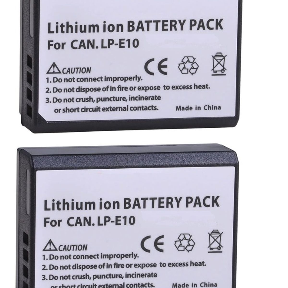 GENERICO - 2 BATERÍAS LP-E10 CANON T3 T5 T6 T7 T100