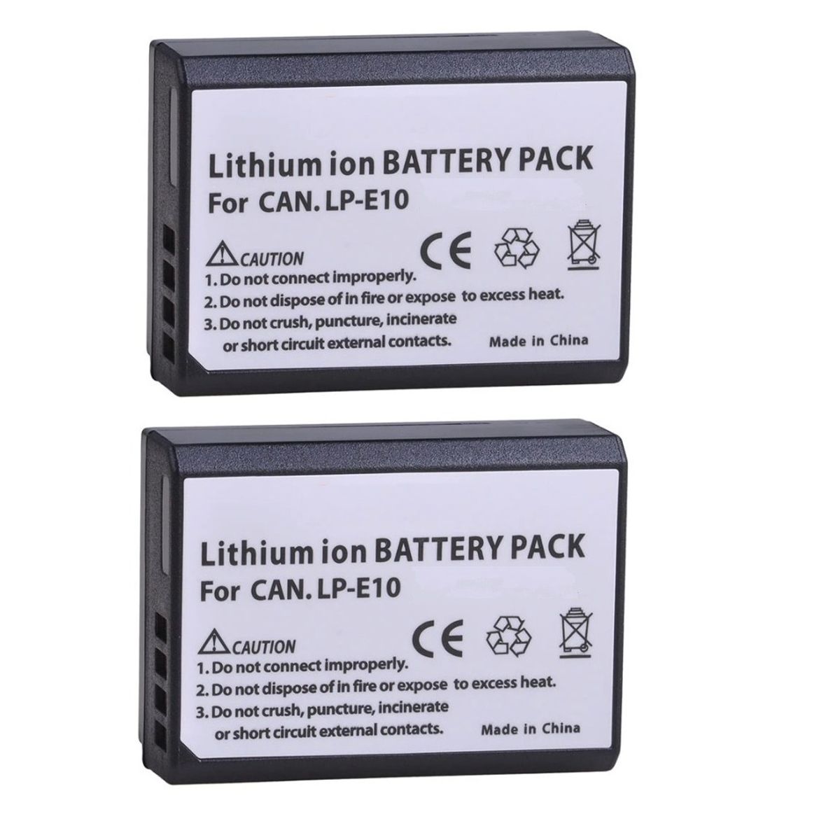 GENERICO - 2 BATERÍAS LP-E10 CANON T3 T5 T6 T7 T100