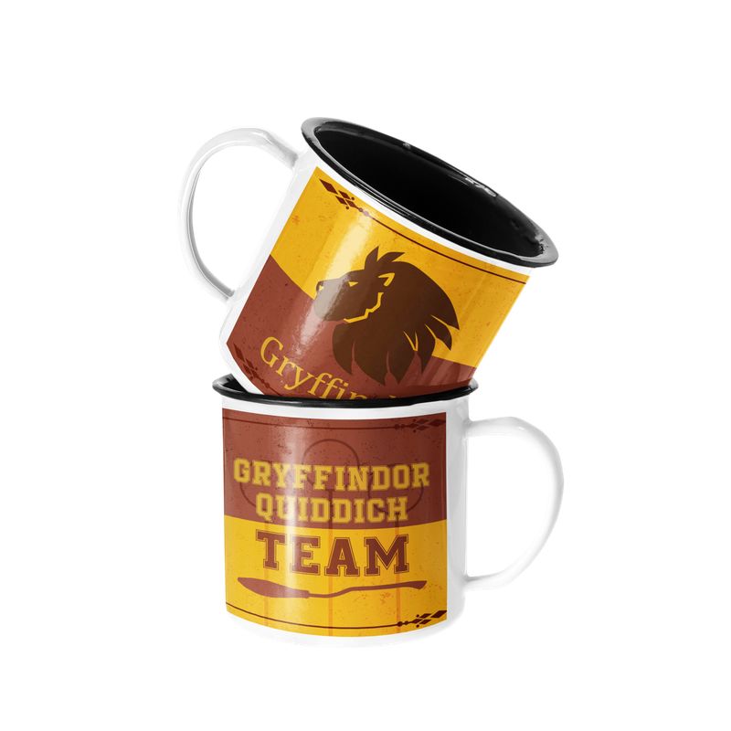 SM - Taza Enlozada Lechera Gryffindor Harry Potter - Blanco