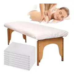 GENERICO - Set 10 Sabanilla Con Elastico Para Camilla Cosmetologica